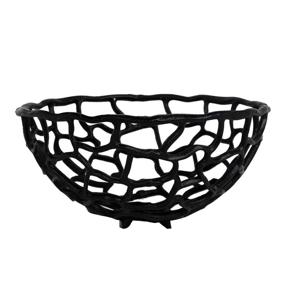 Entwined Basket in Black Colour