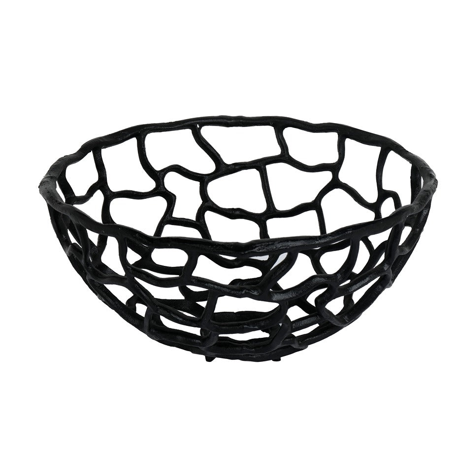 Entwined Basket in Black Colour