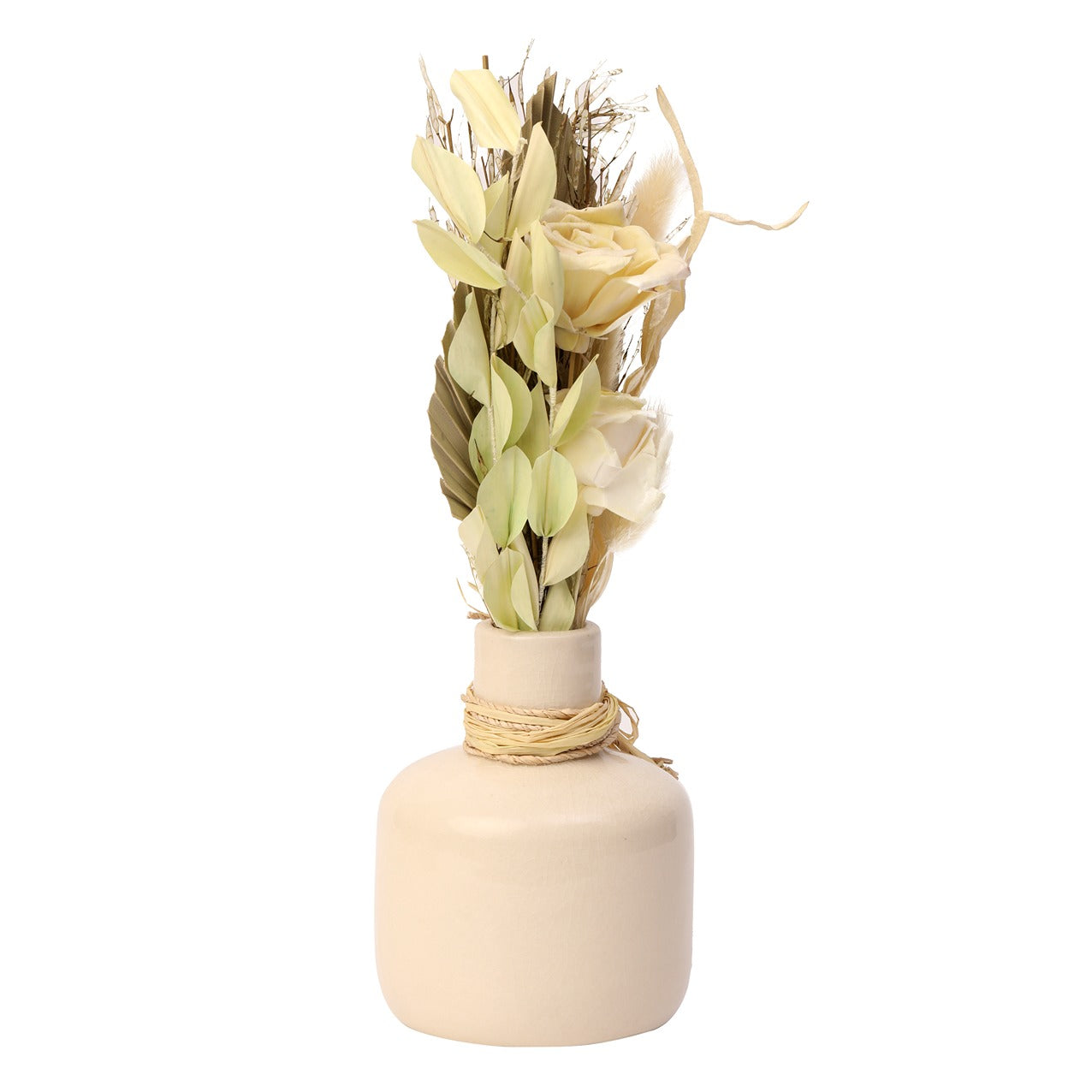 Lea Dried Yellow Delight small vase