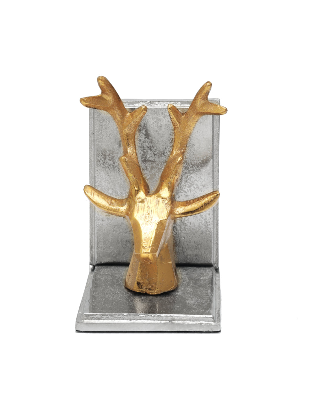 Deer's Bookend in Silver and Gold