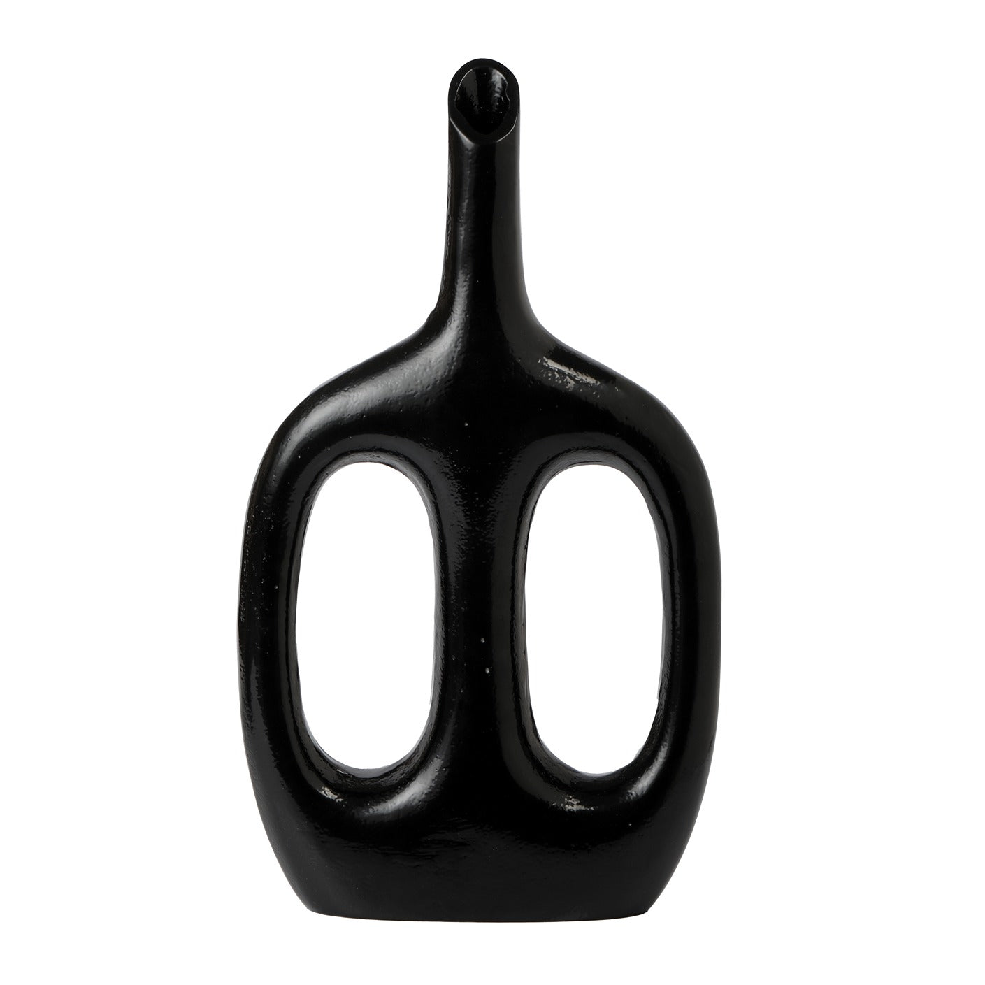 Otilia Glossy Black Vase