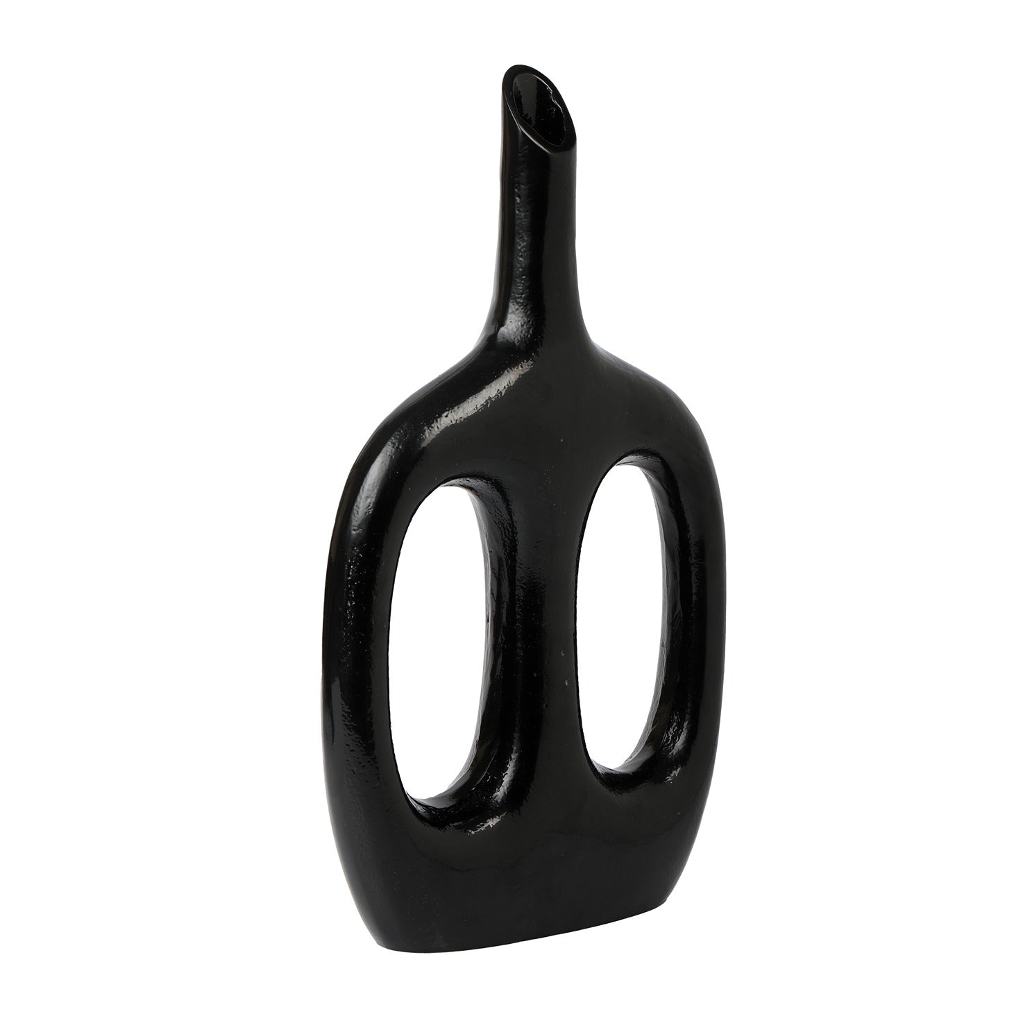Otilia Glossy Black Vase