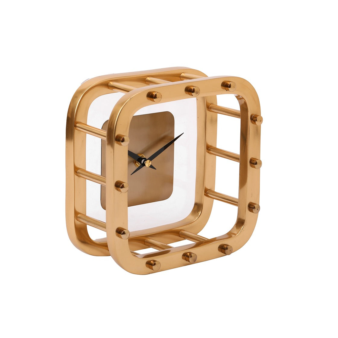 Aurelian Table Clock Gold