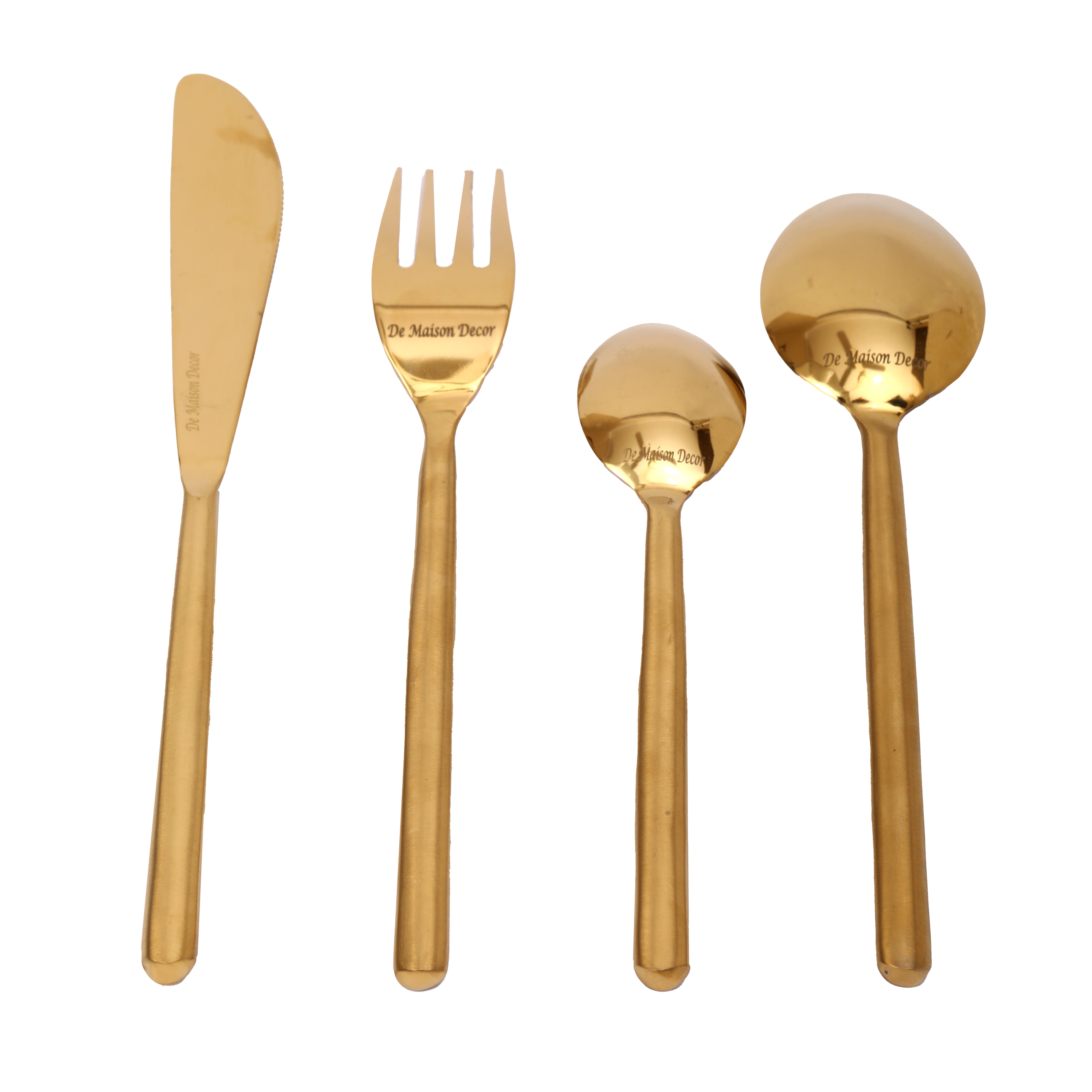 Radiant Reflections Gold Cutlery Set