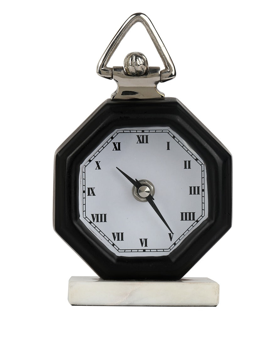 Black  Victoria Table Clock