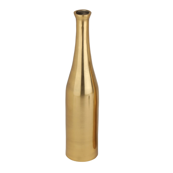 Champagne Large Bottle Vase-Full Gold