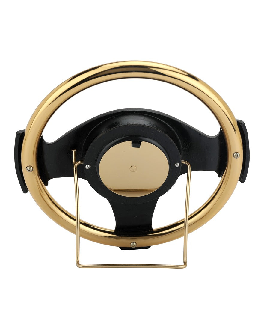 Wheel Steel Clock Silver Clock