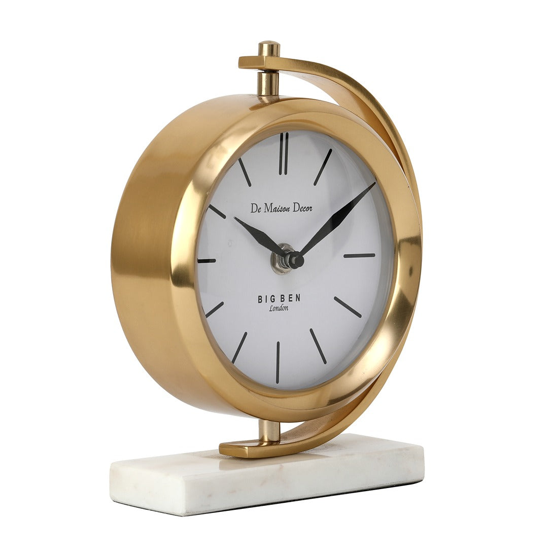 Marbellic  Gold clock  Table Clock