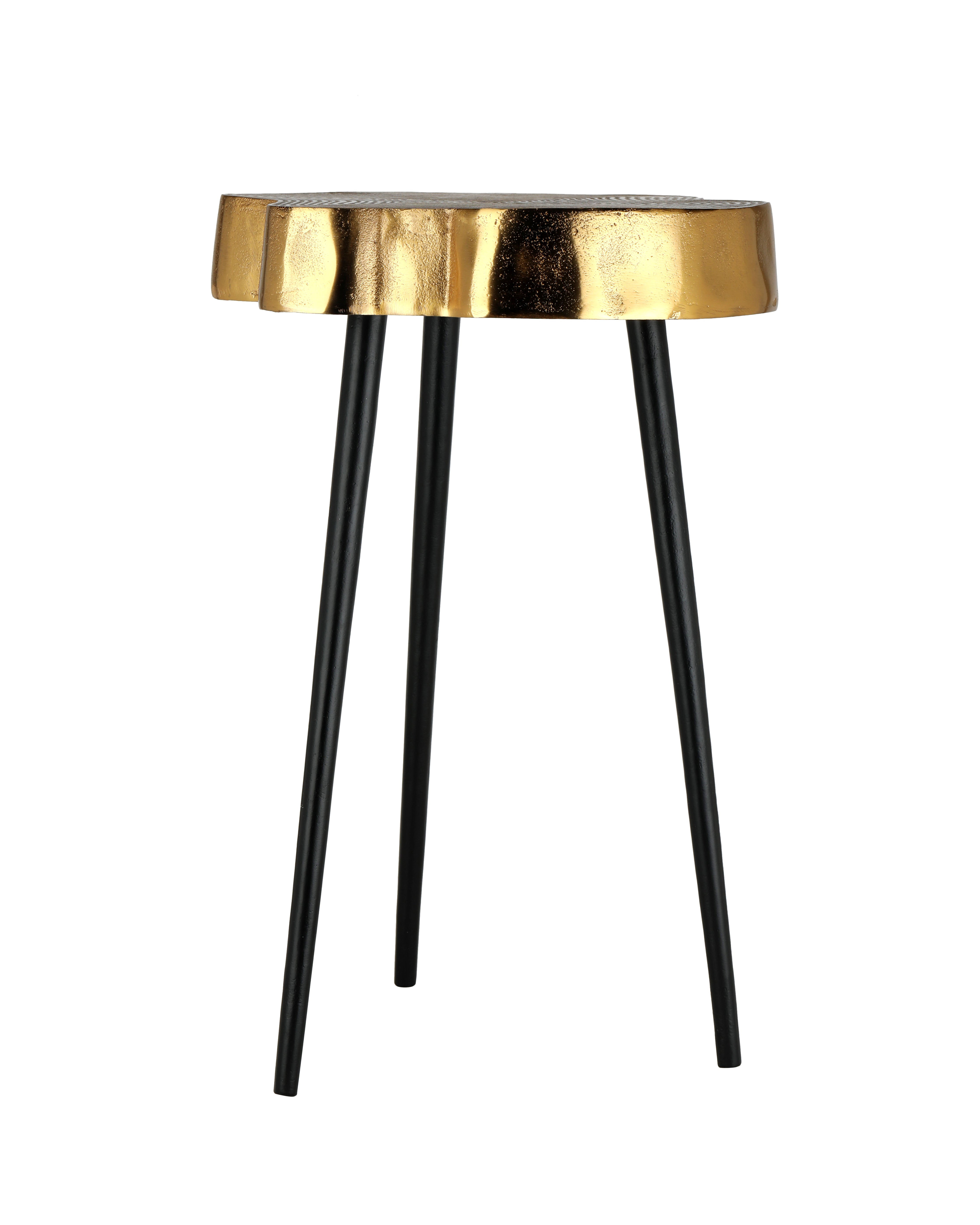 Sawed Log Side Table