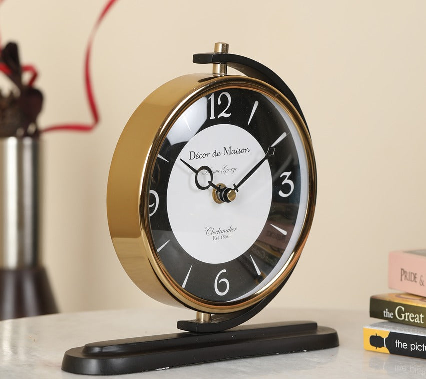 Aleksi Table clock Black