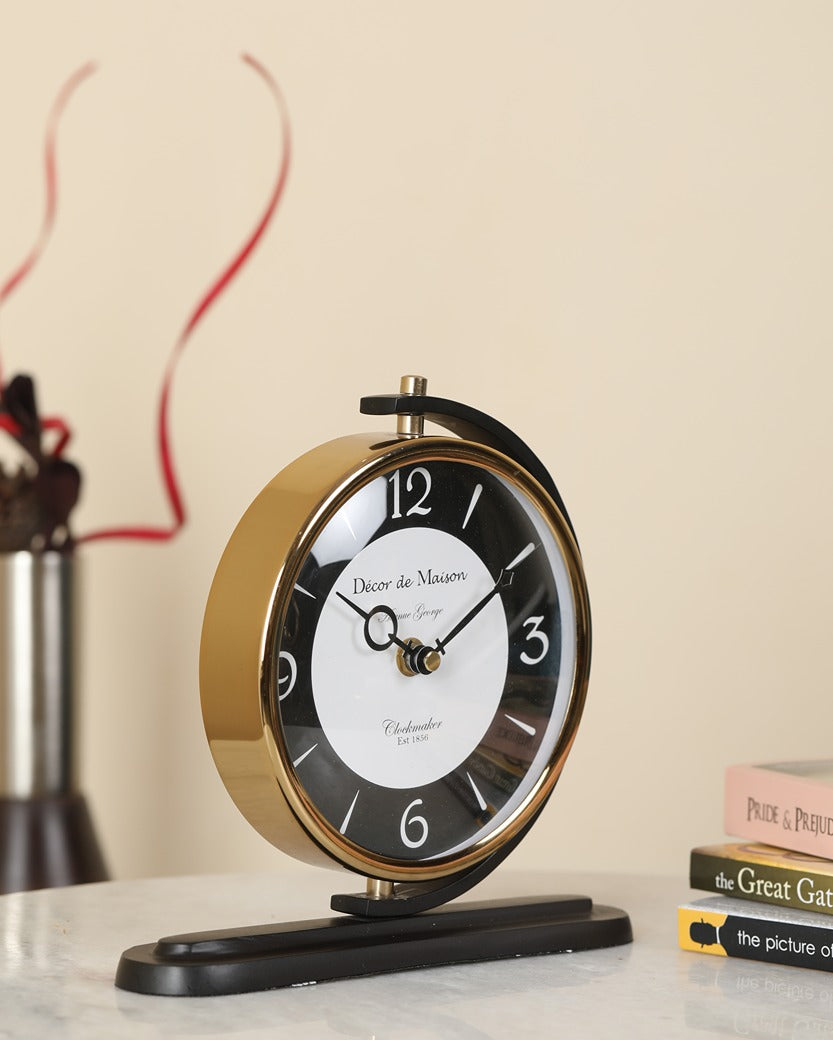 Aleksi Table clock Black