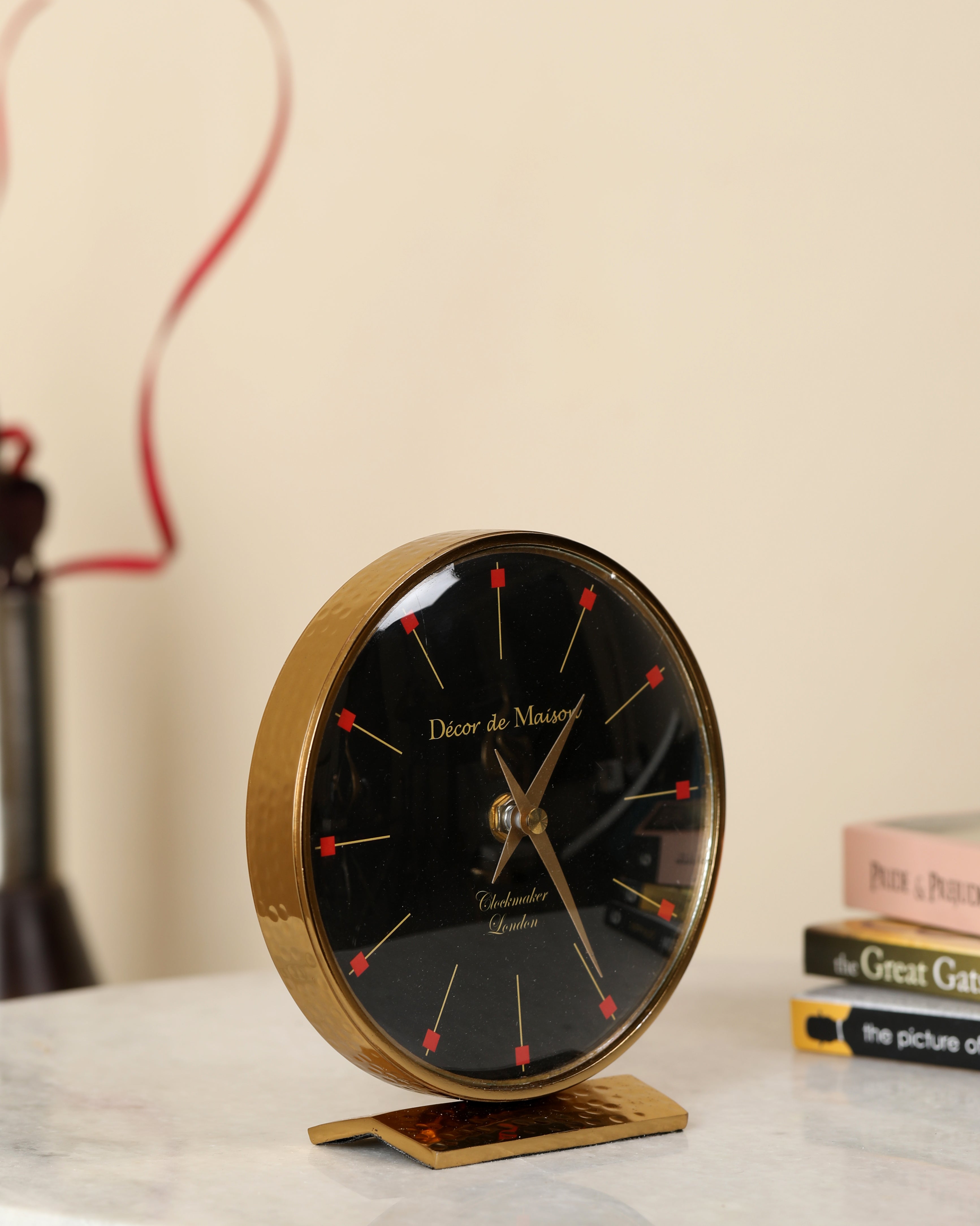 Minno Gold Table clock