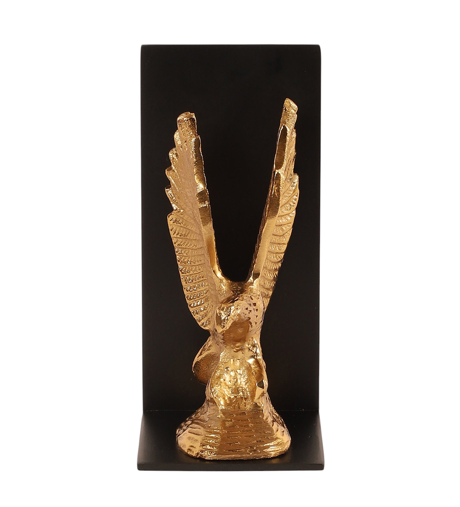 The Helion Pair Bookend Gold & Black