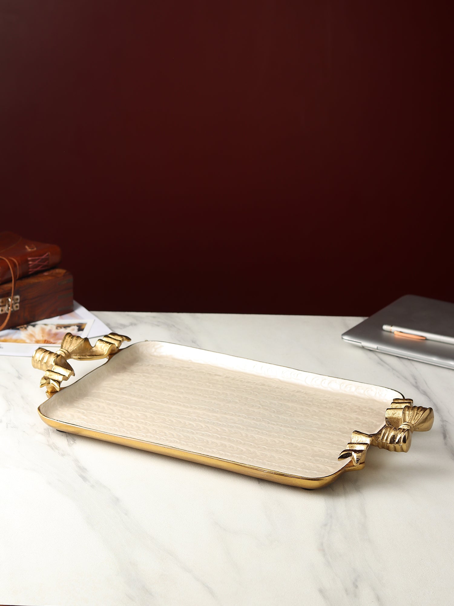 Avelion Ivory Pearl Large Tray