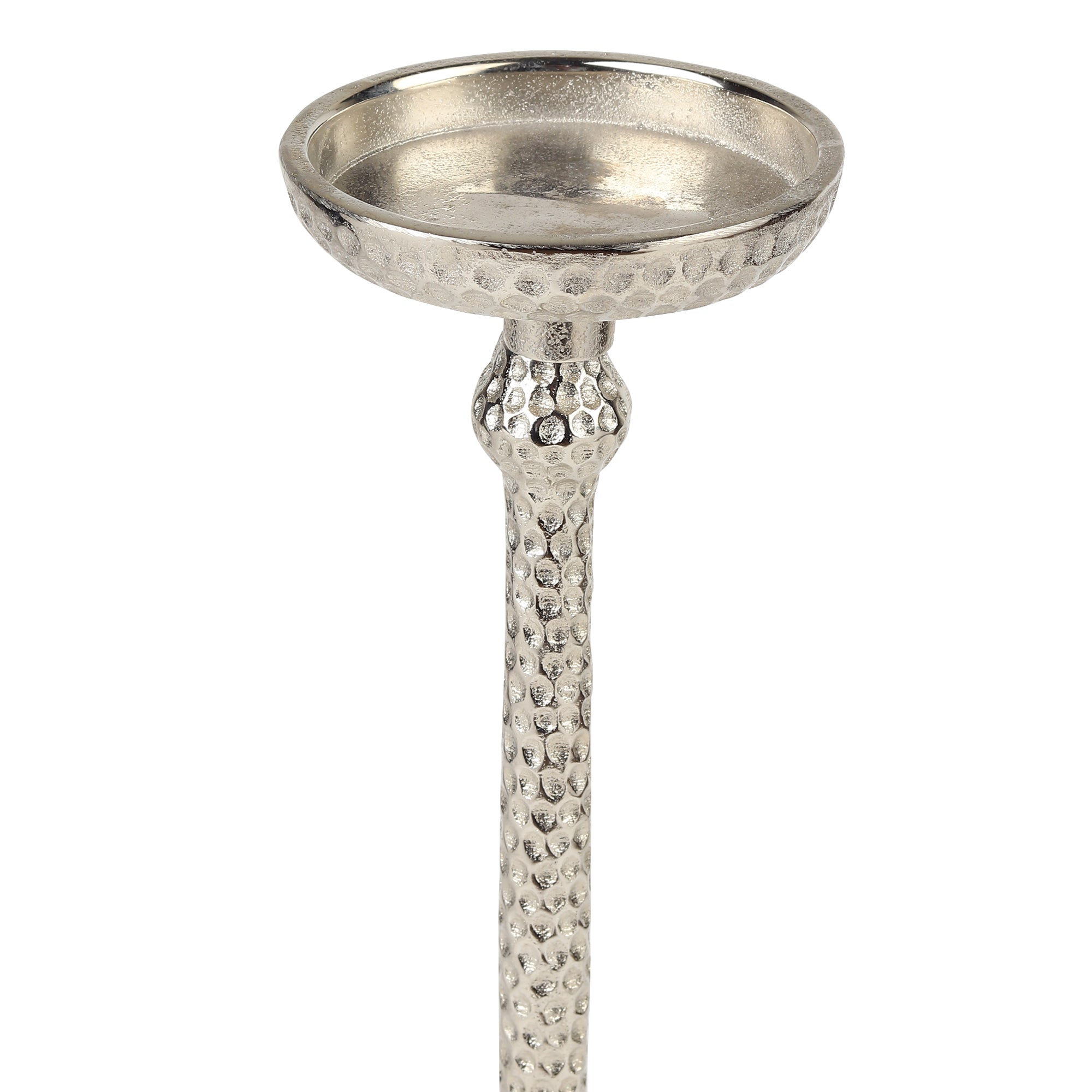 Harrington set of 2 silver candle holders