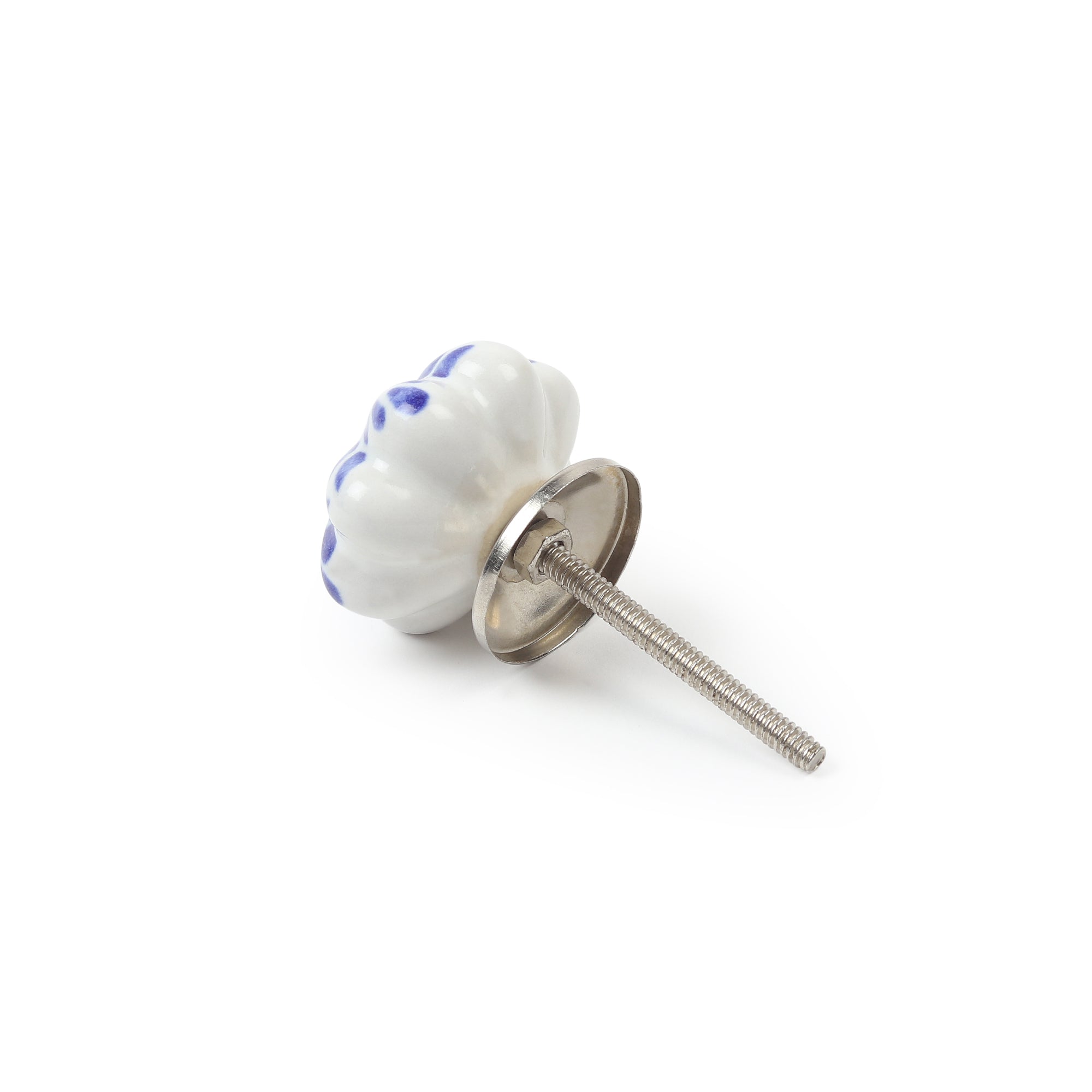 Bleu Flora Knob set of 6