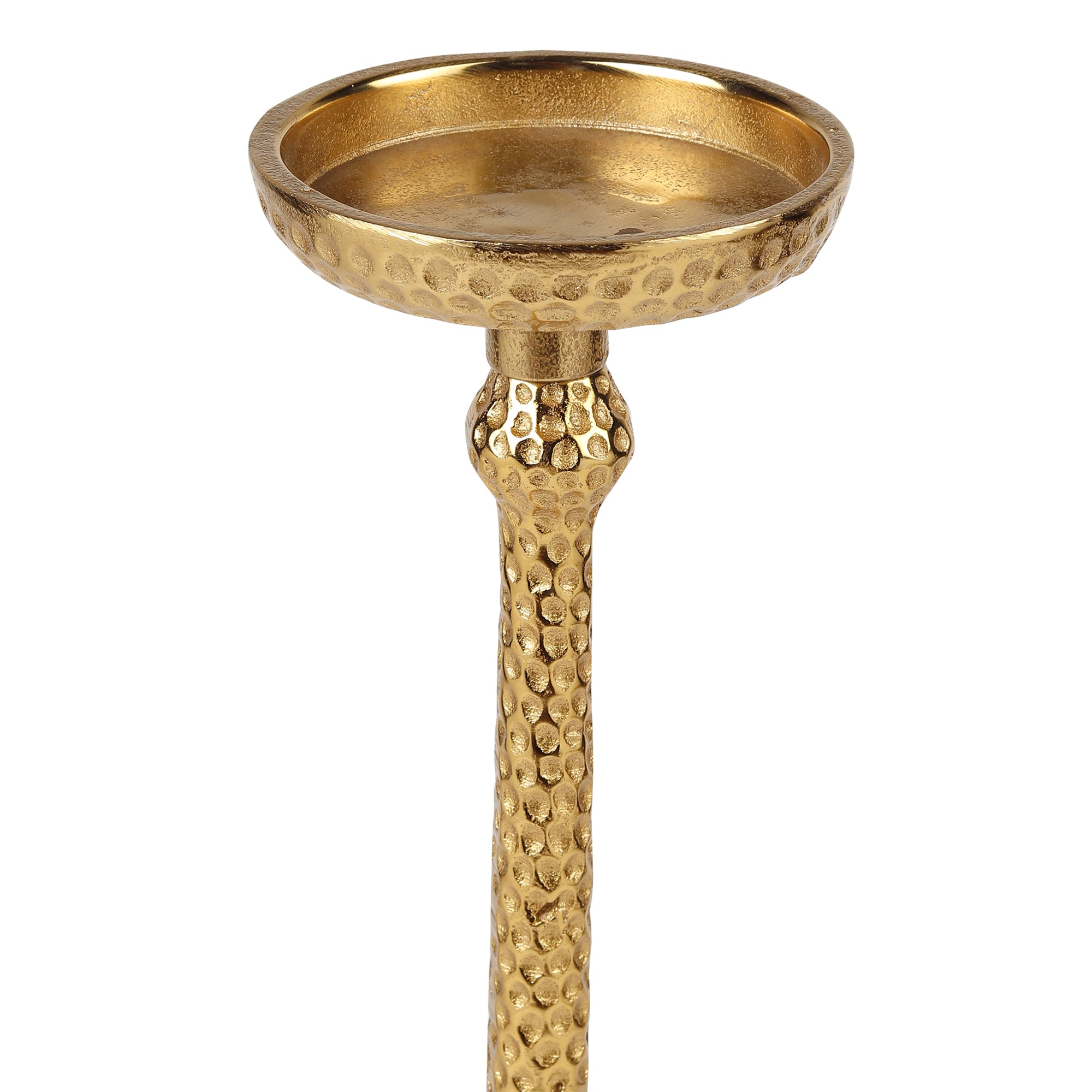 Harrington set of 2 gold candle holders