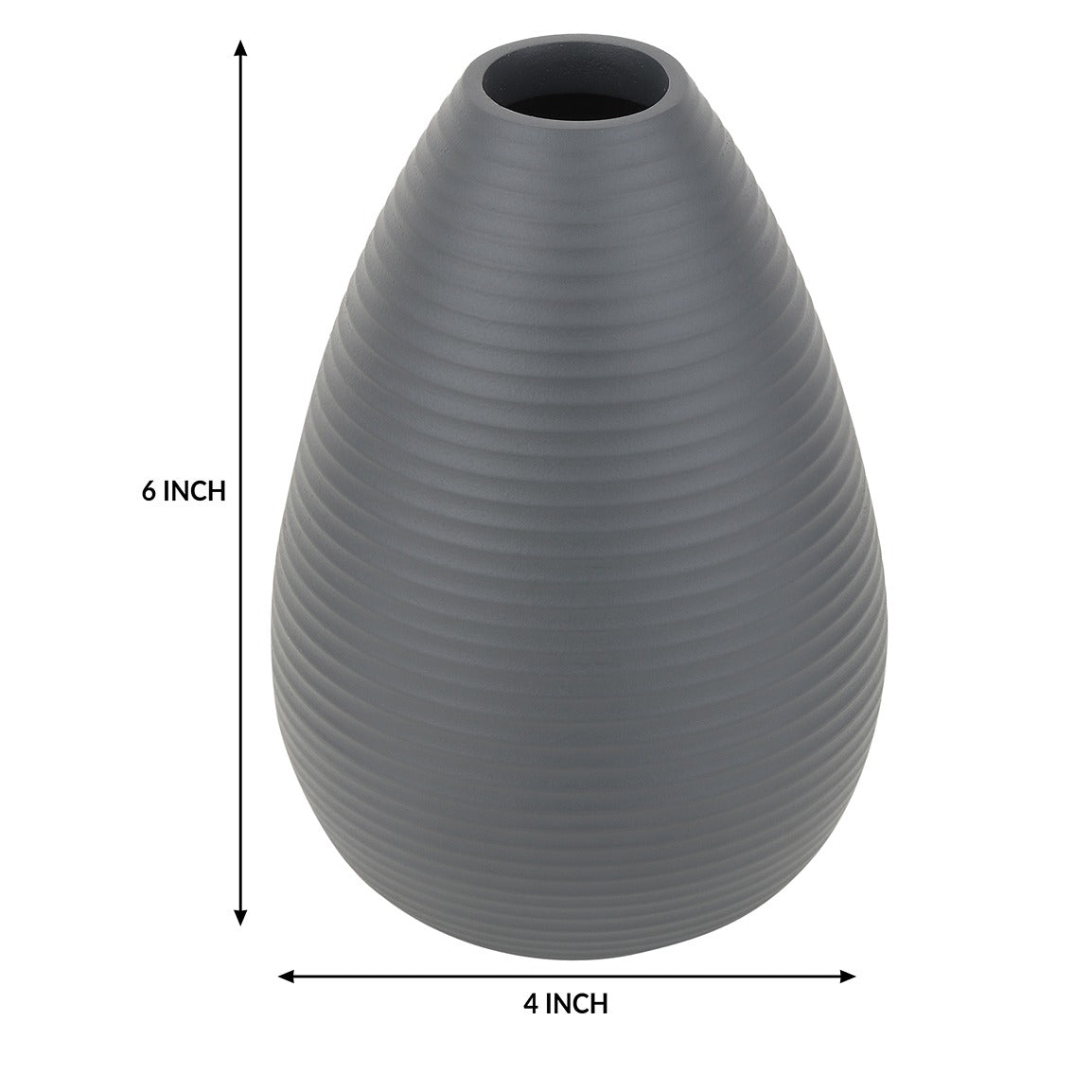 Klova Graphite small Vase
