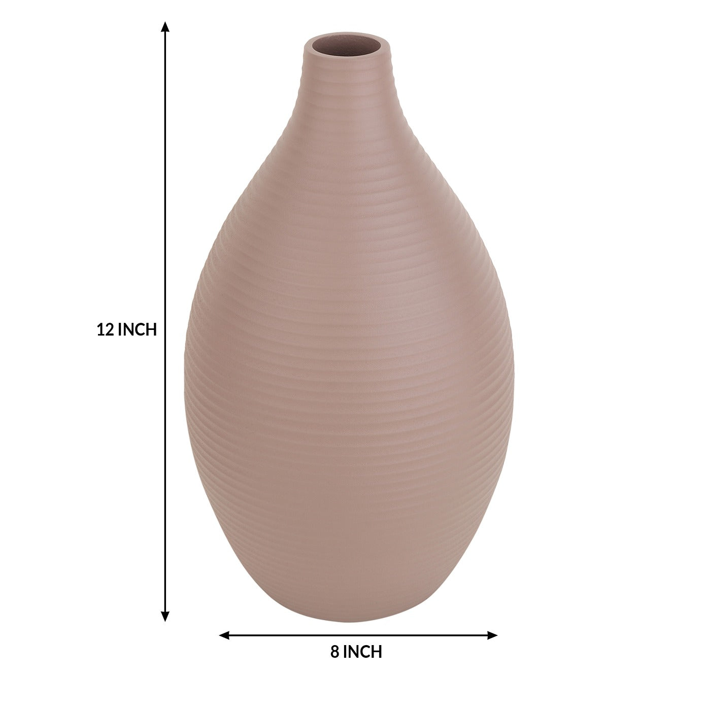 Vesera Pink Enamel Vase