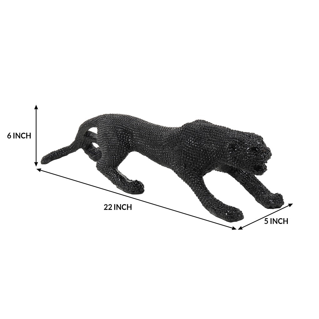 Jeweled Prowler panther Showpiece