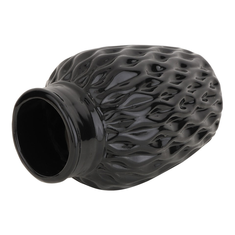 WaveCera Vase Black