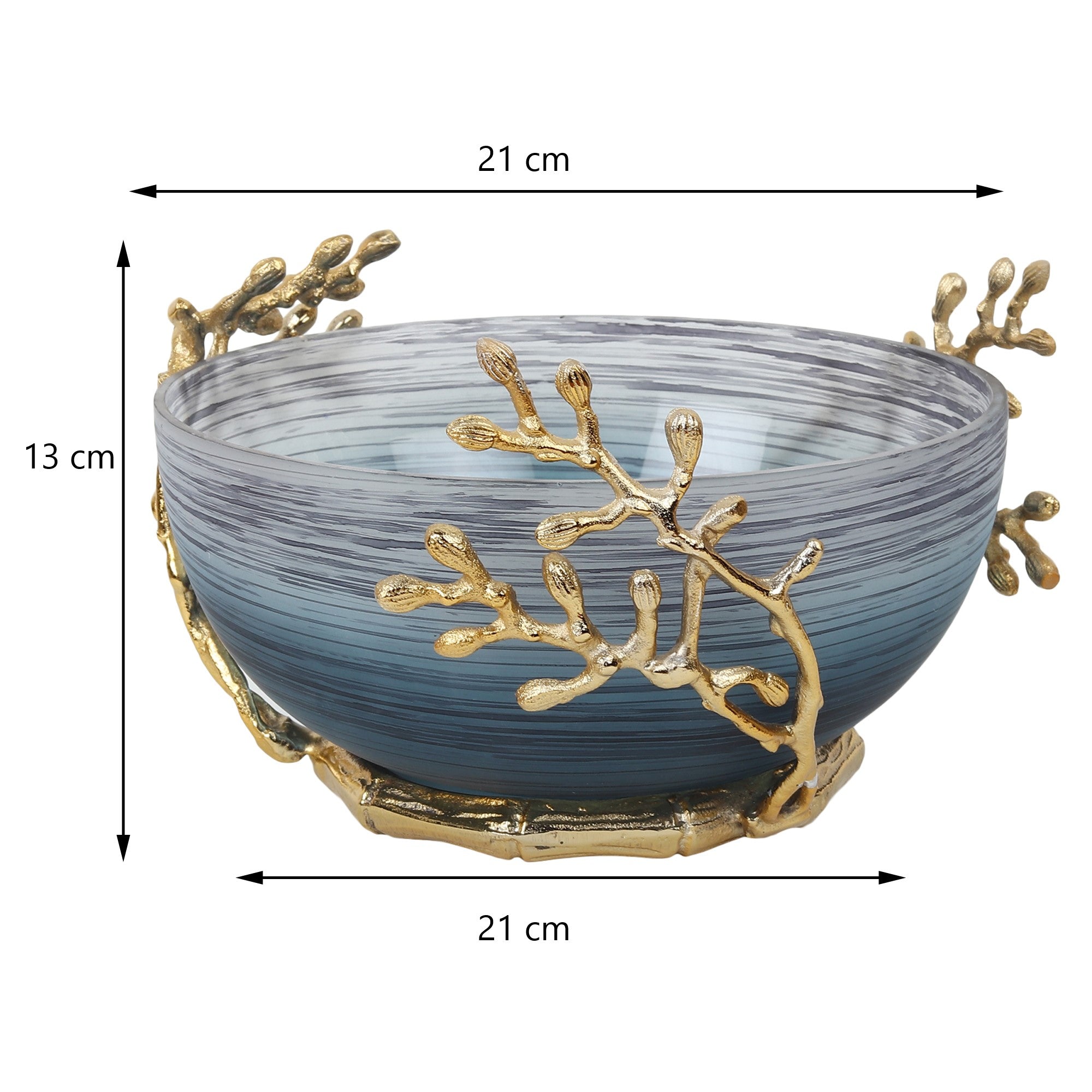 Vincent Glass Serving Bowl