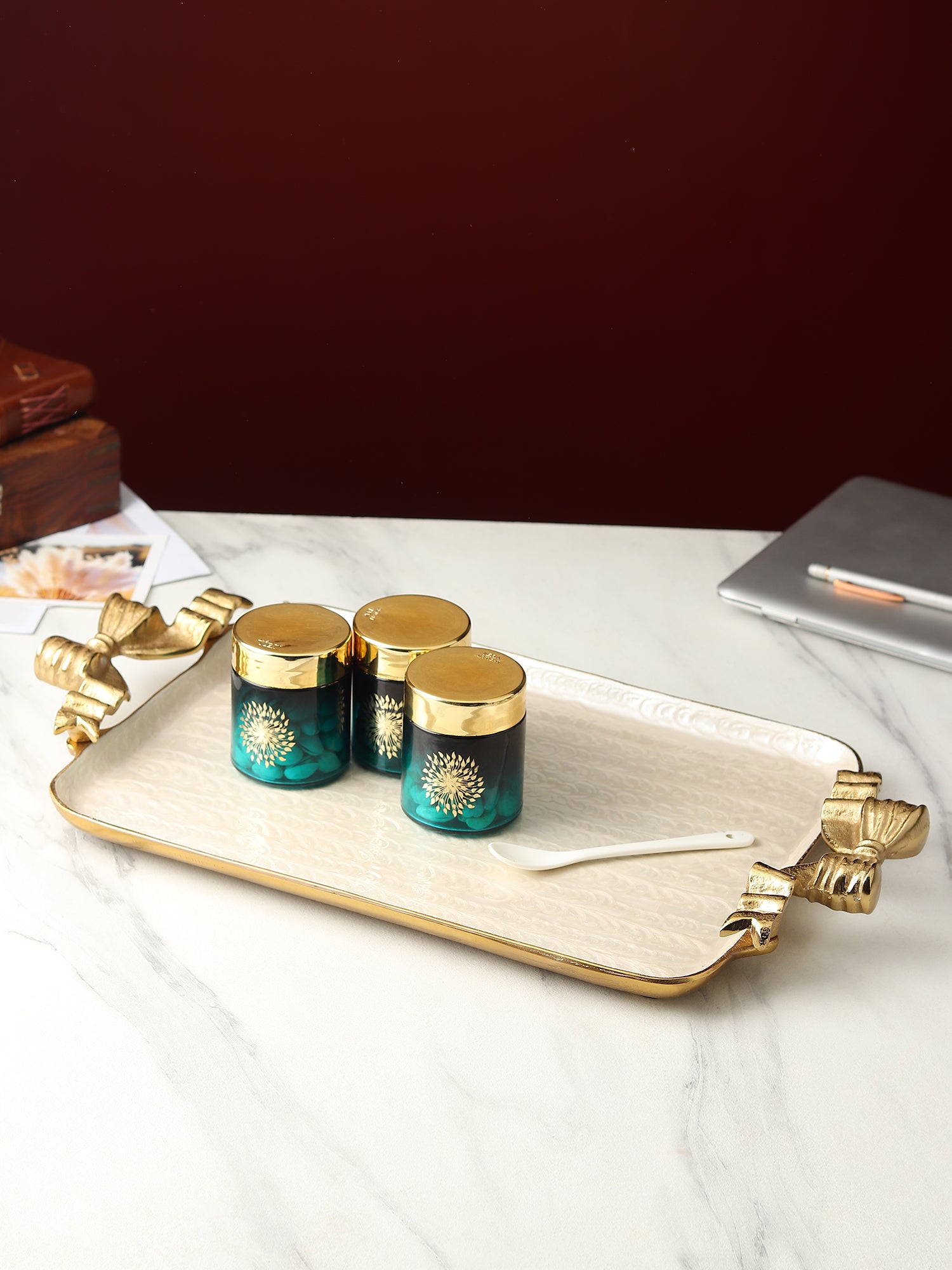 Avelion Ivory Pearl Large Tray