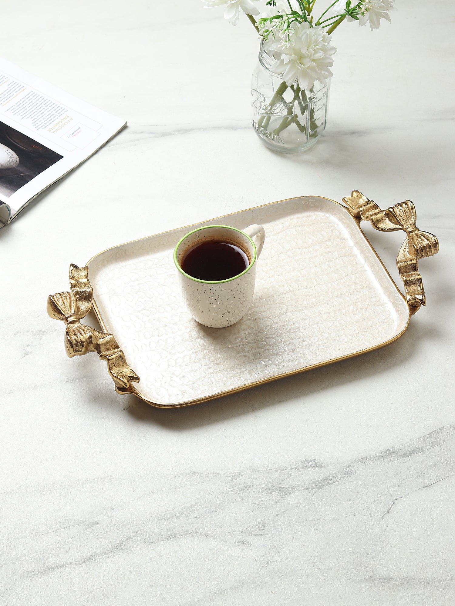 Avelion Ivory Pearl small Tray