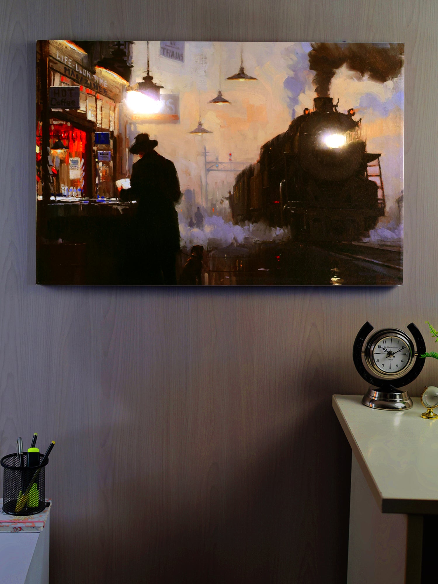 The Last Departure LED Wall Art