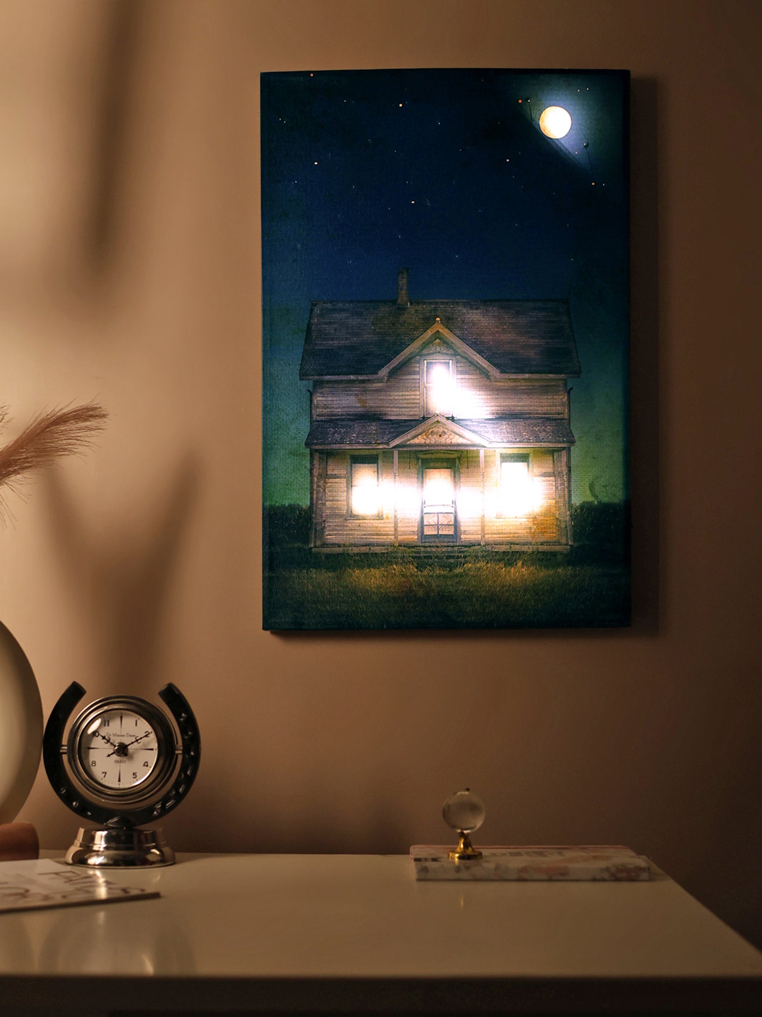 Home of Dreams – LED Night Glow Wall Art