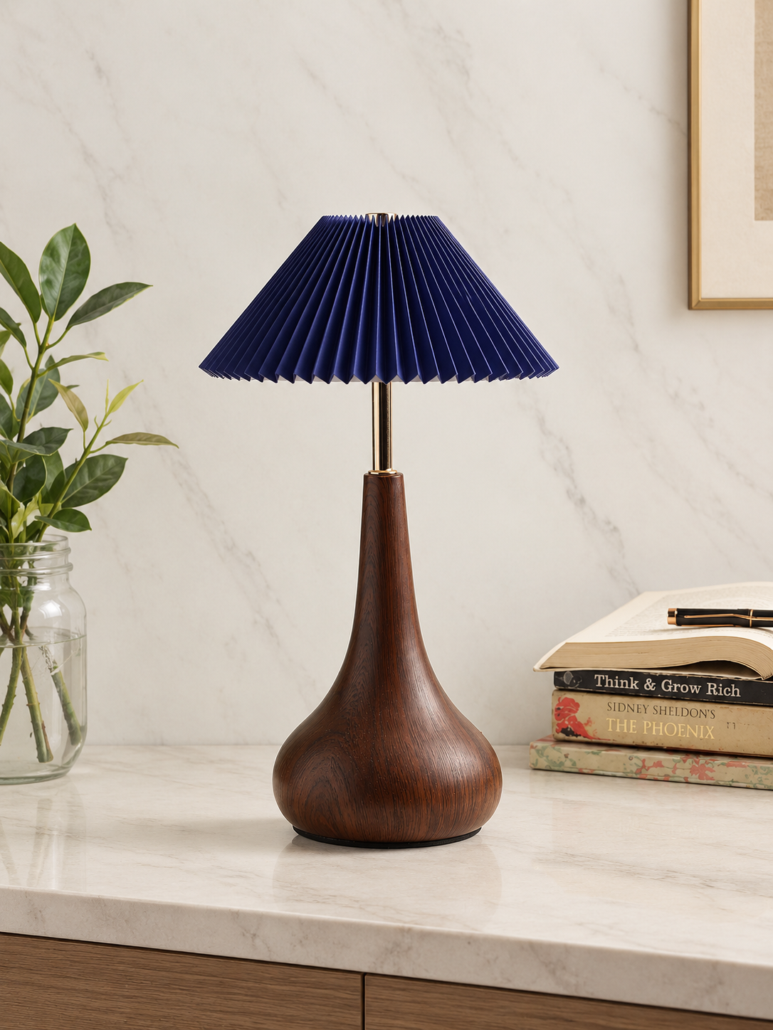 Mirelle Blue Table Lamp