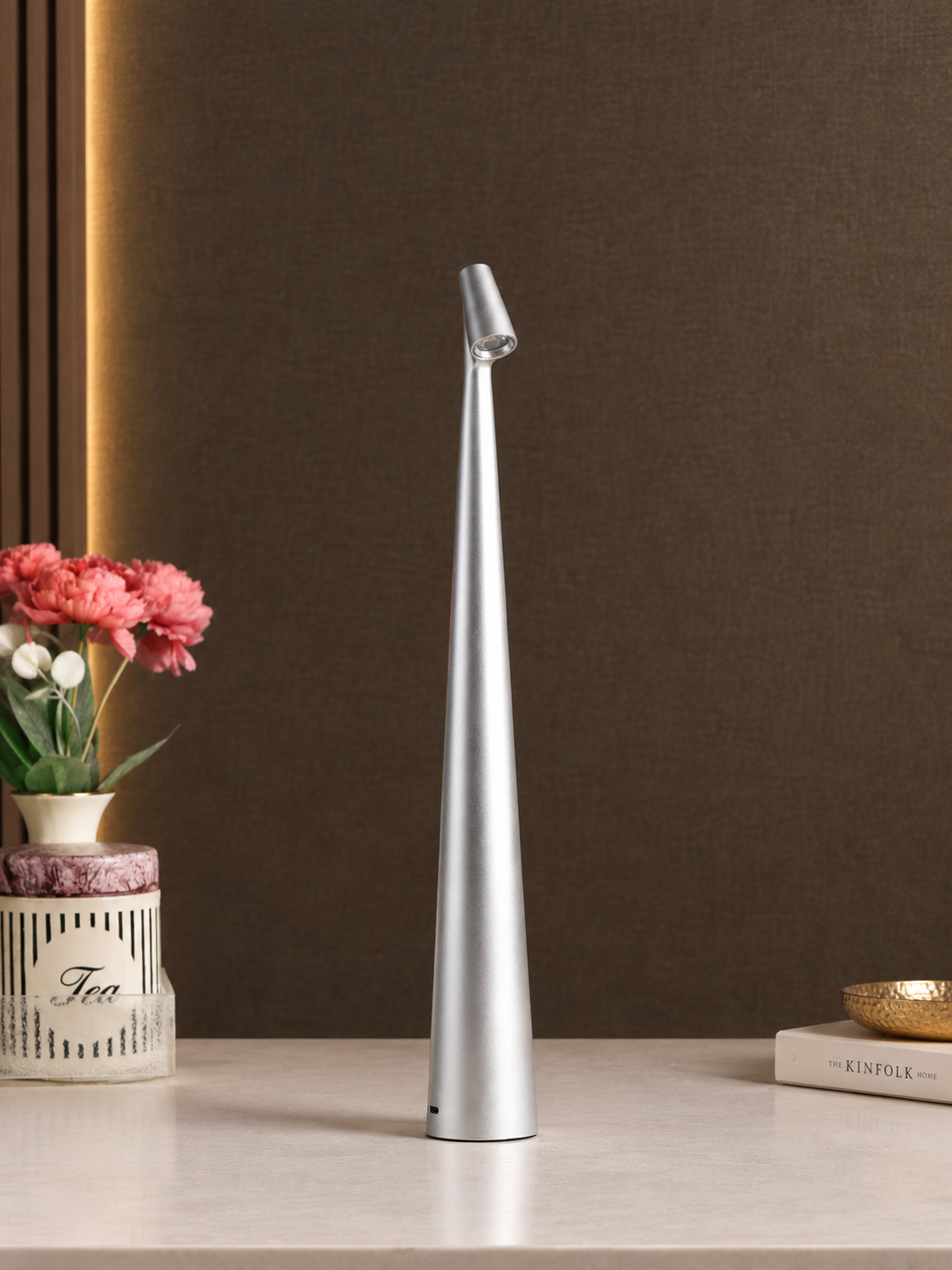 Baron Silver Touch Lamp