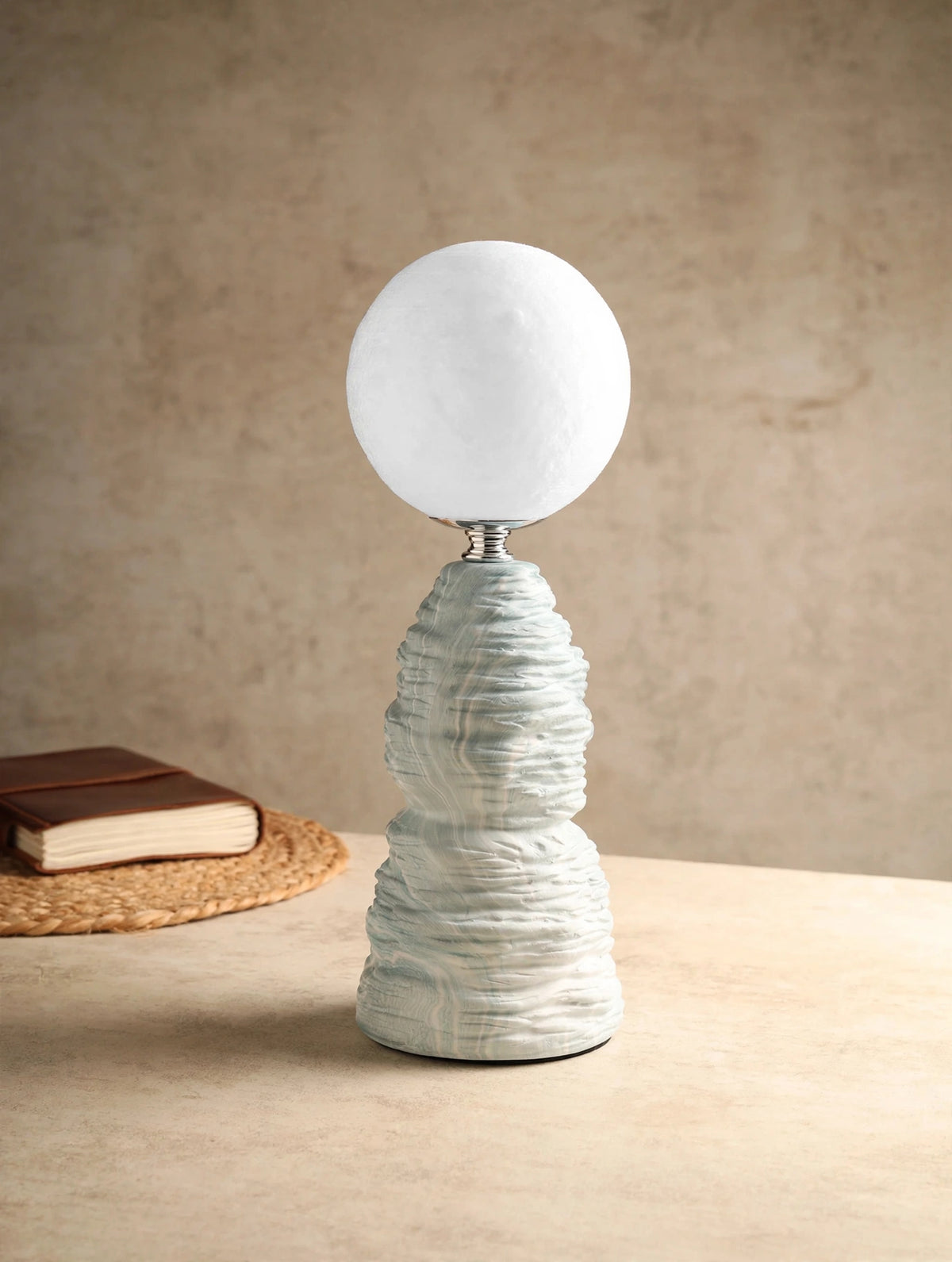 Ripple Forme Blue Table Lamp