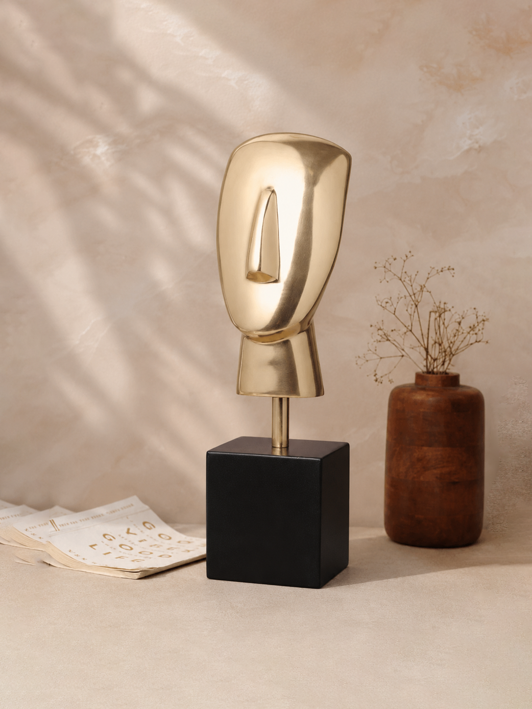 Marble Muse Visage Figurine