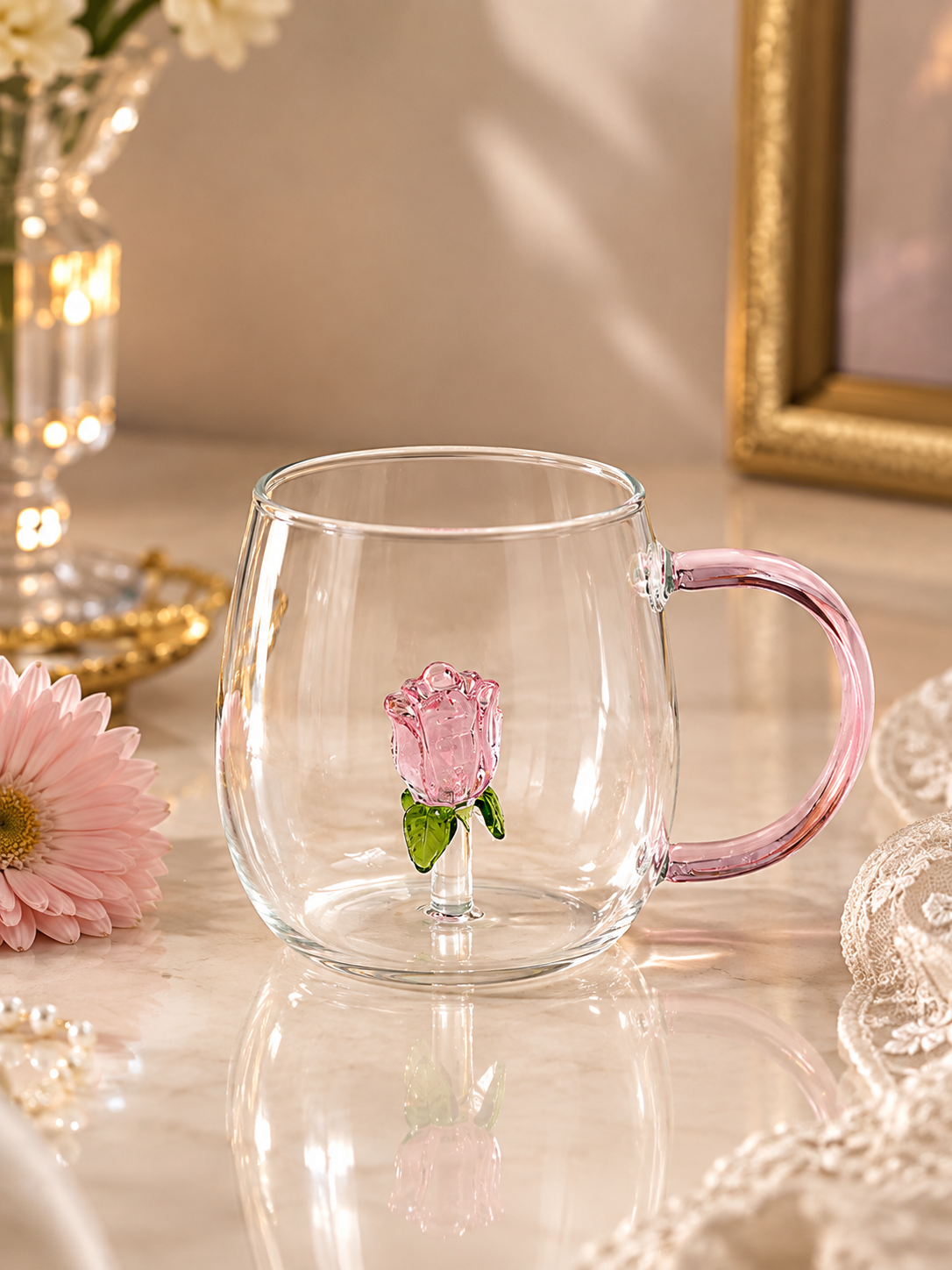 Rosalie Glass Mug