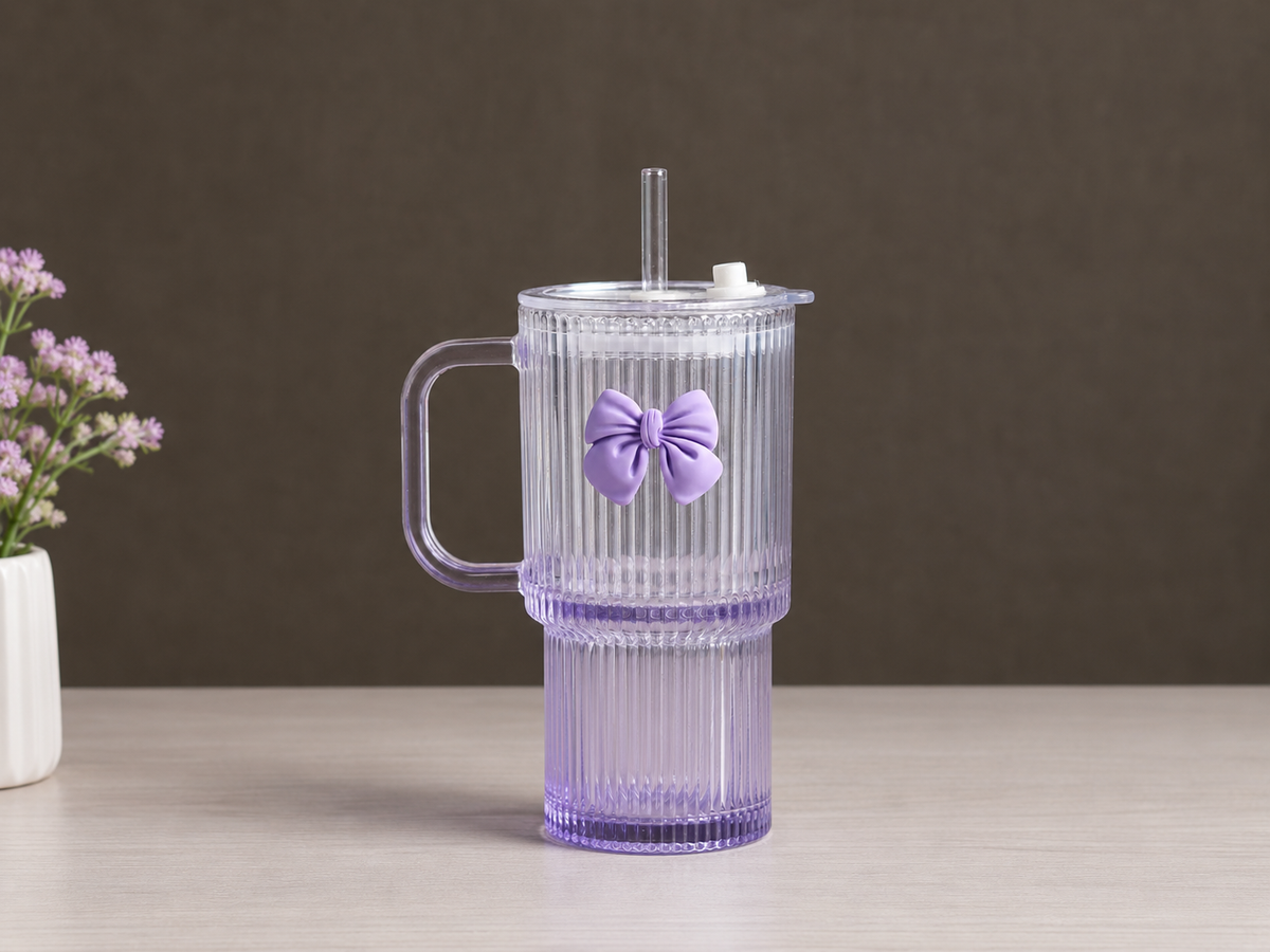 Ribbonette Glass Tumbler