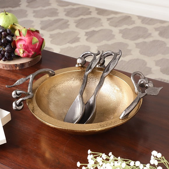 Serving Bowl, serveware, Kitchen Item, dining, kitchen serving bowl,  Metal Bowl