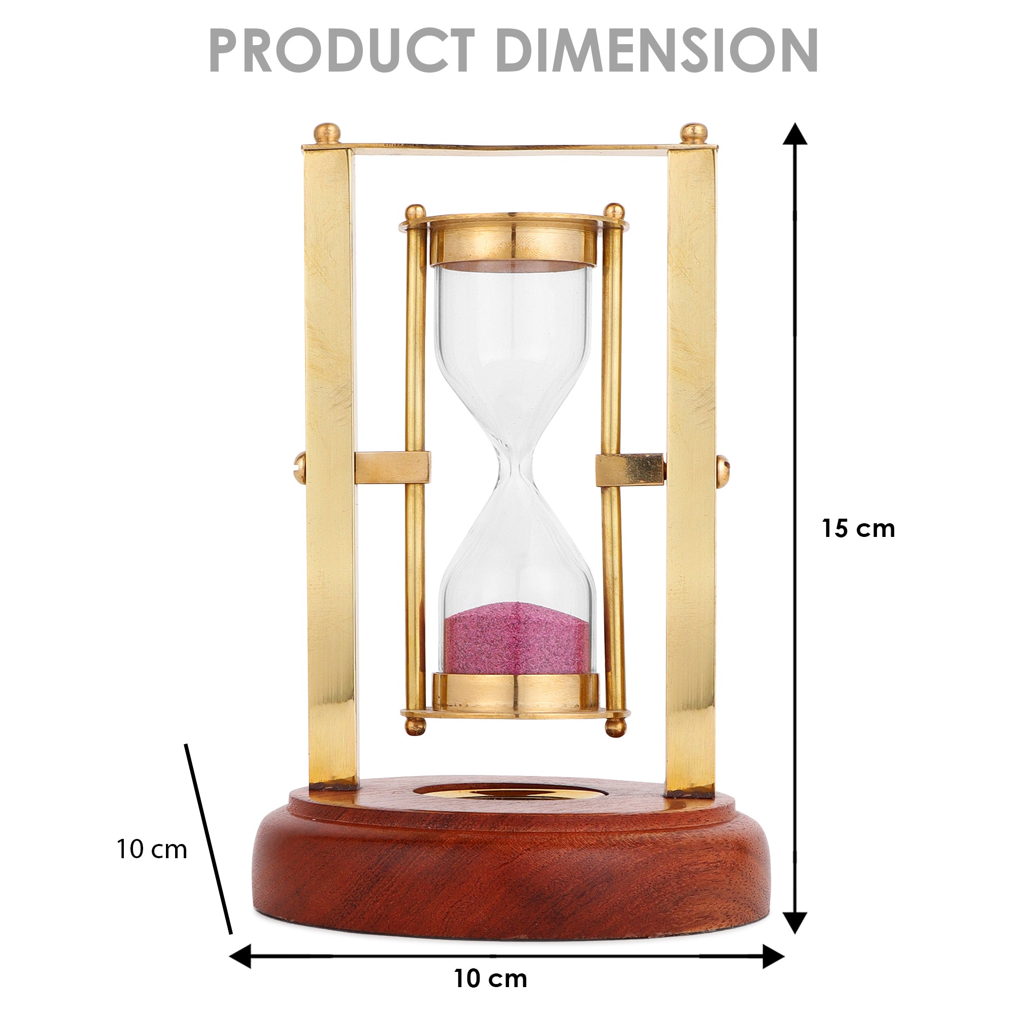 Marshal'S Hourglass Sand Timer Gold