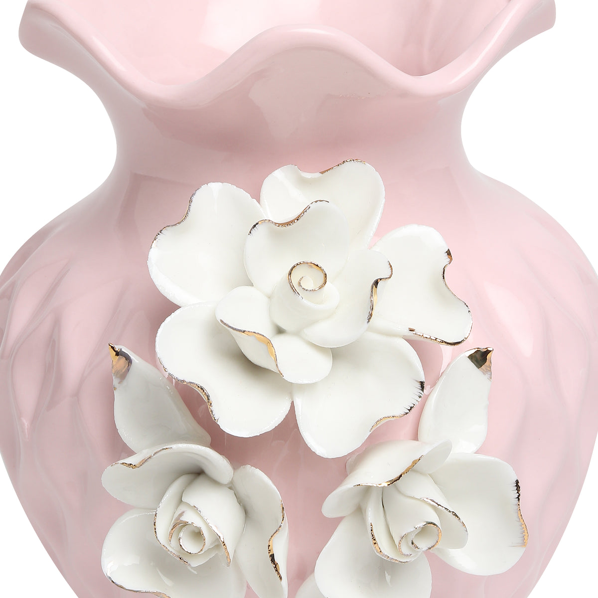 Elodie Fleur Pink Porcelain Vase