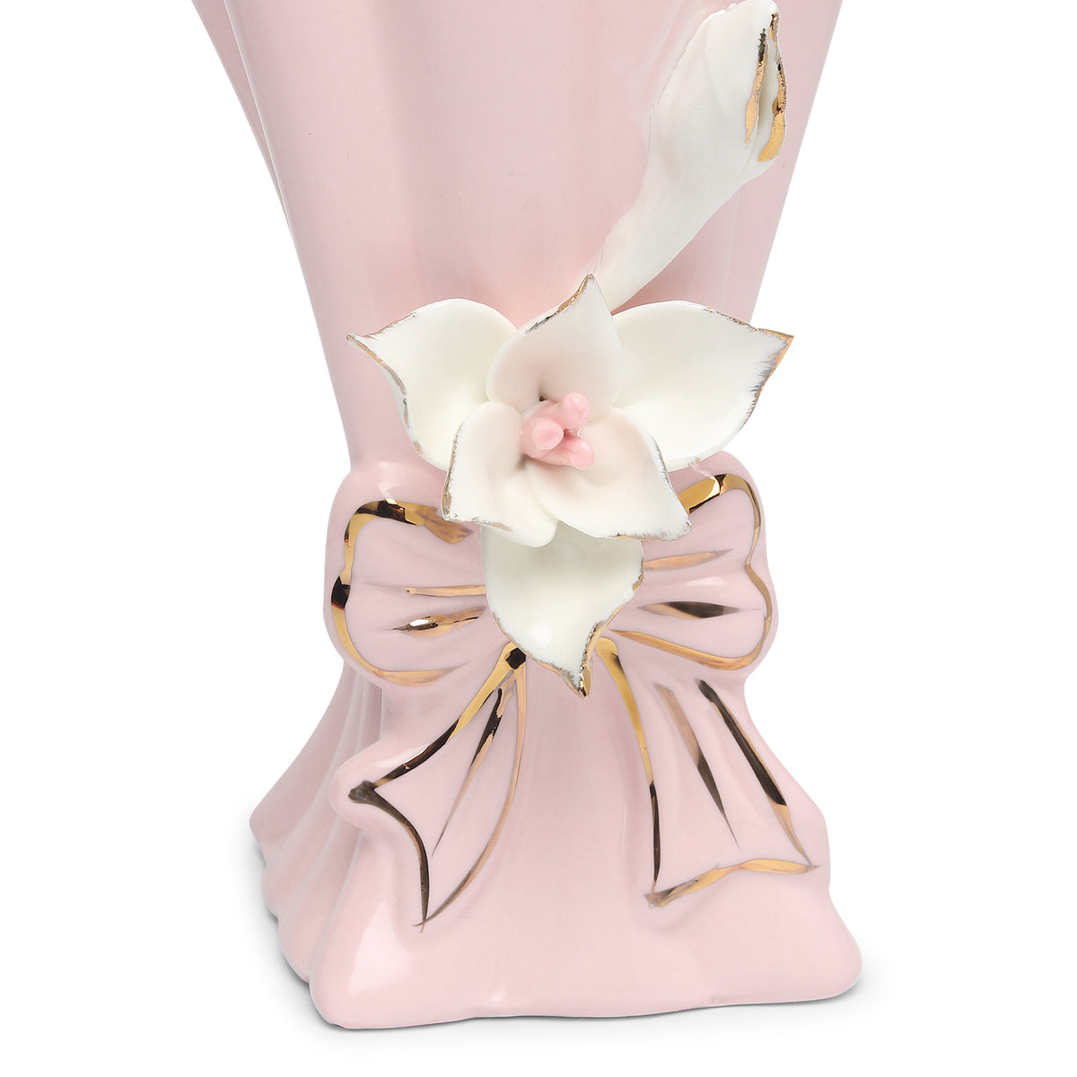 Isolde Fleur Small Pink Porcelain Vase
