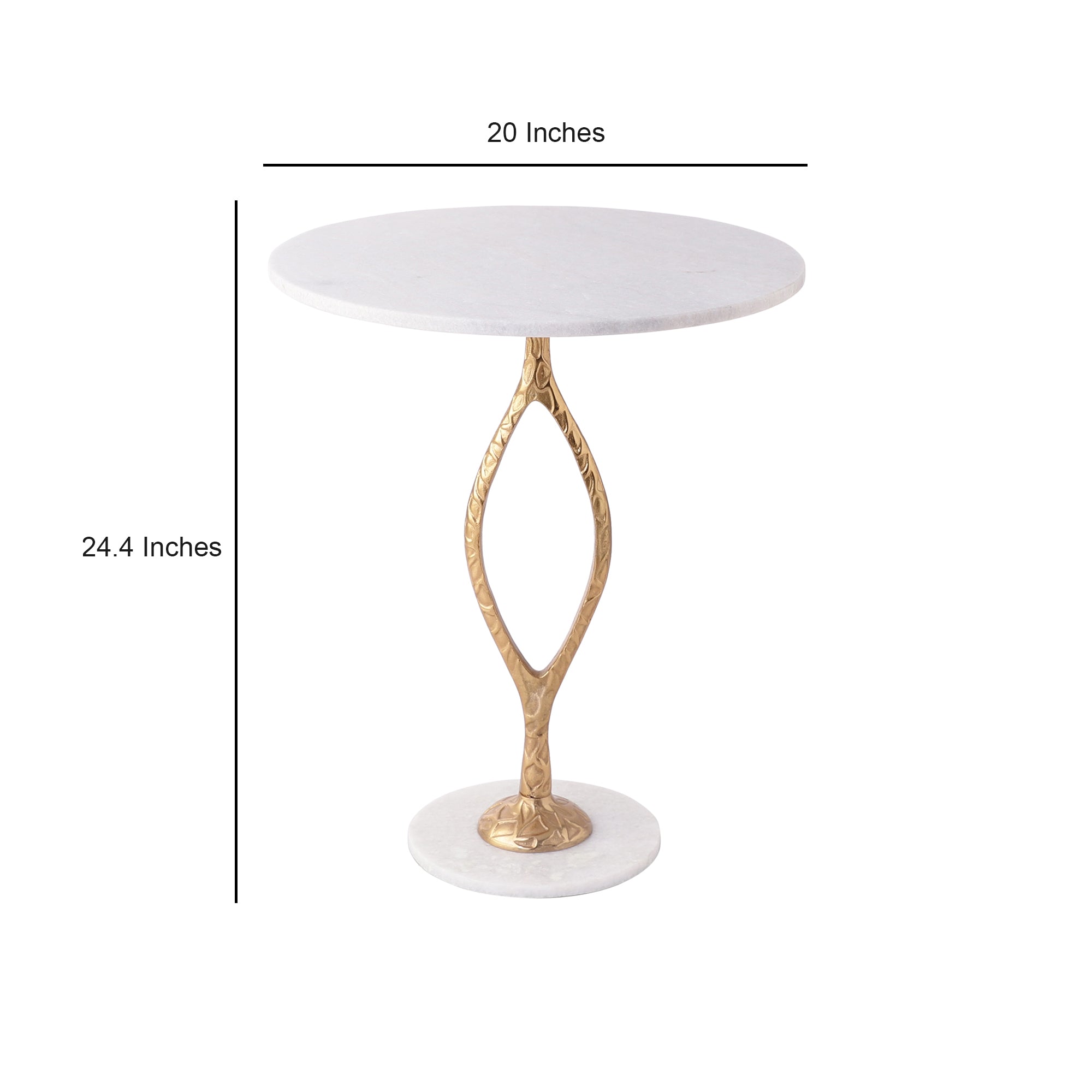 Round Marble Side Table