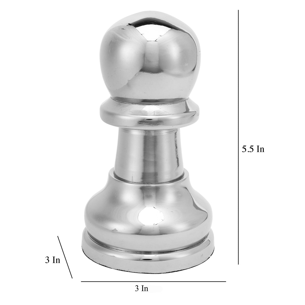 Chess Pawn Silver Over-Size
