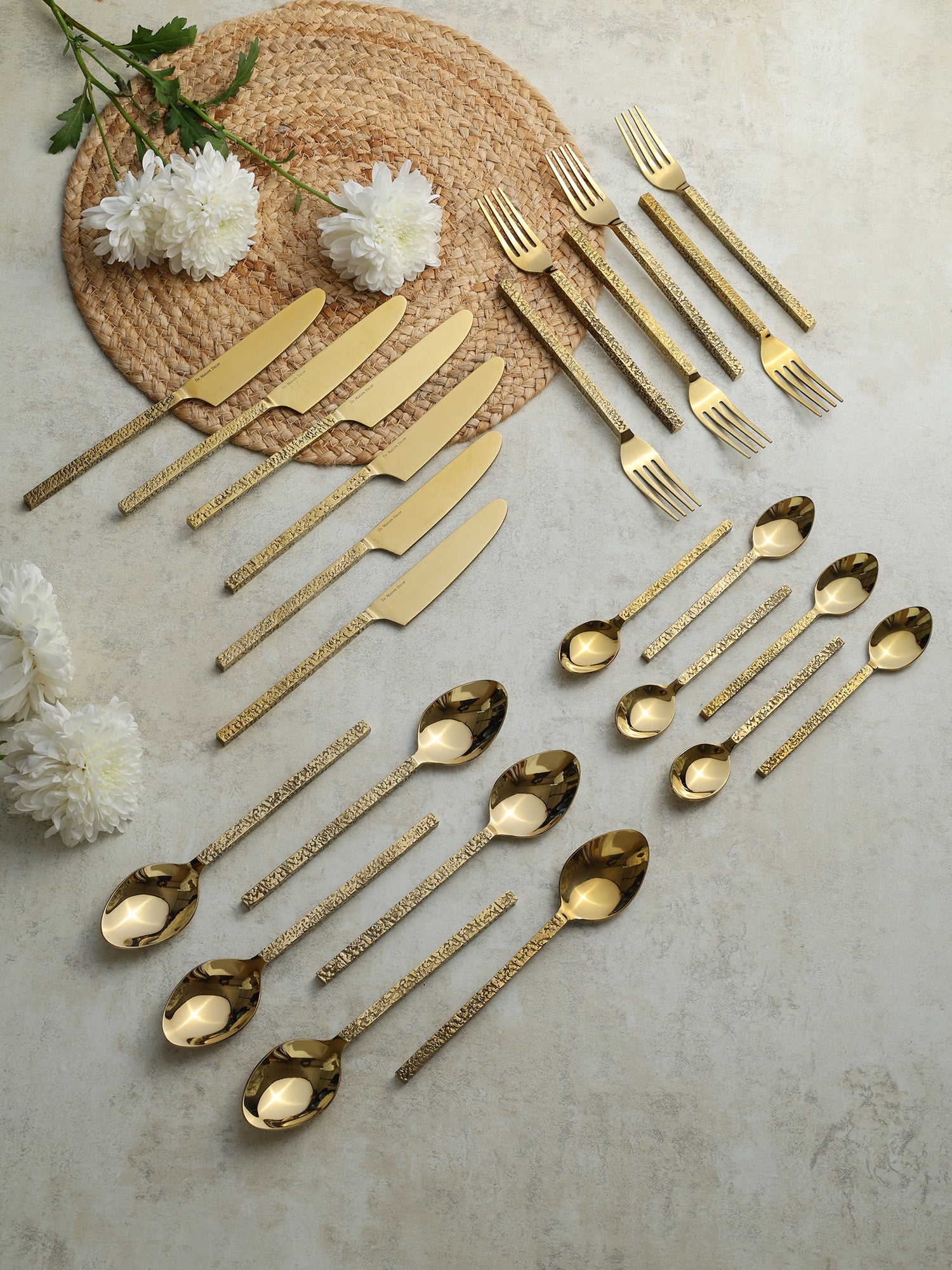 Cutlery , Stainless Steel Cutlery Set, Gold Cutlery Set,Tableware,Kitchen Essentials,Premium Cutlery