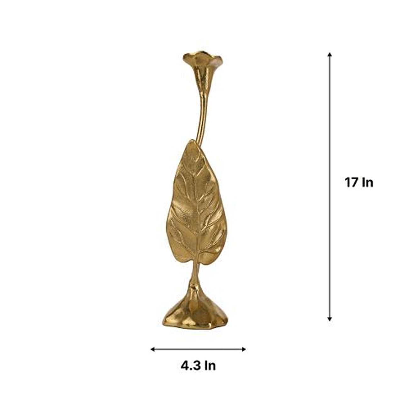 Jules Leaf Candle Holder Large