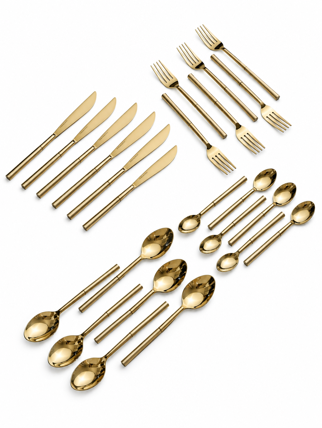 Lark Gold Cutlery Set Of 24