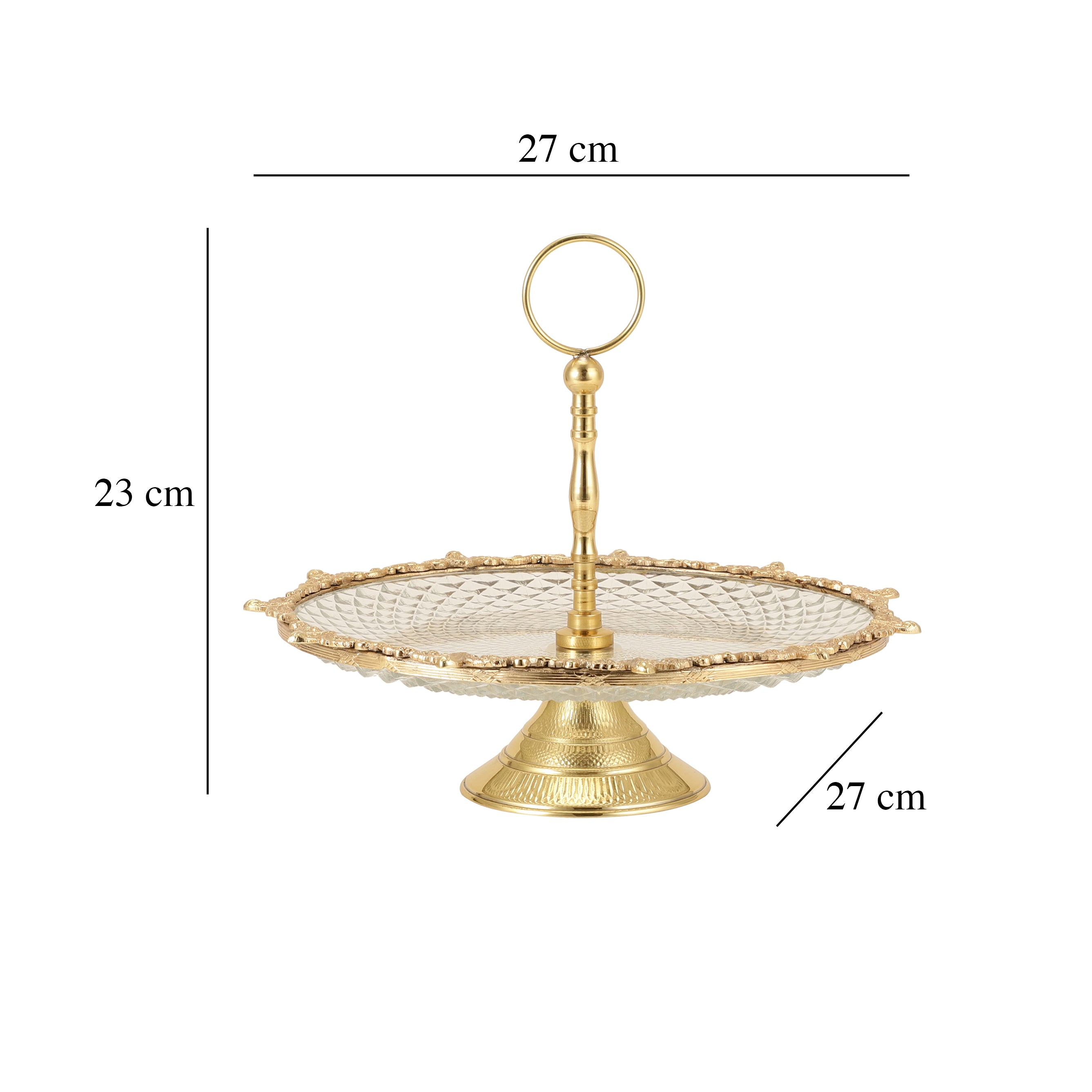 Crystal Spike Cake Stand
