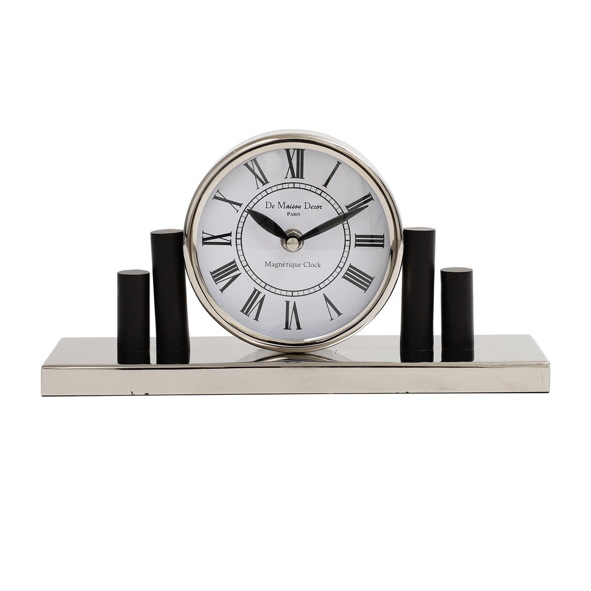 Harbor Hour clock in Silver