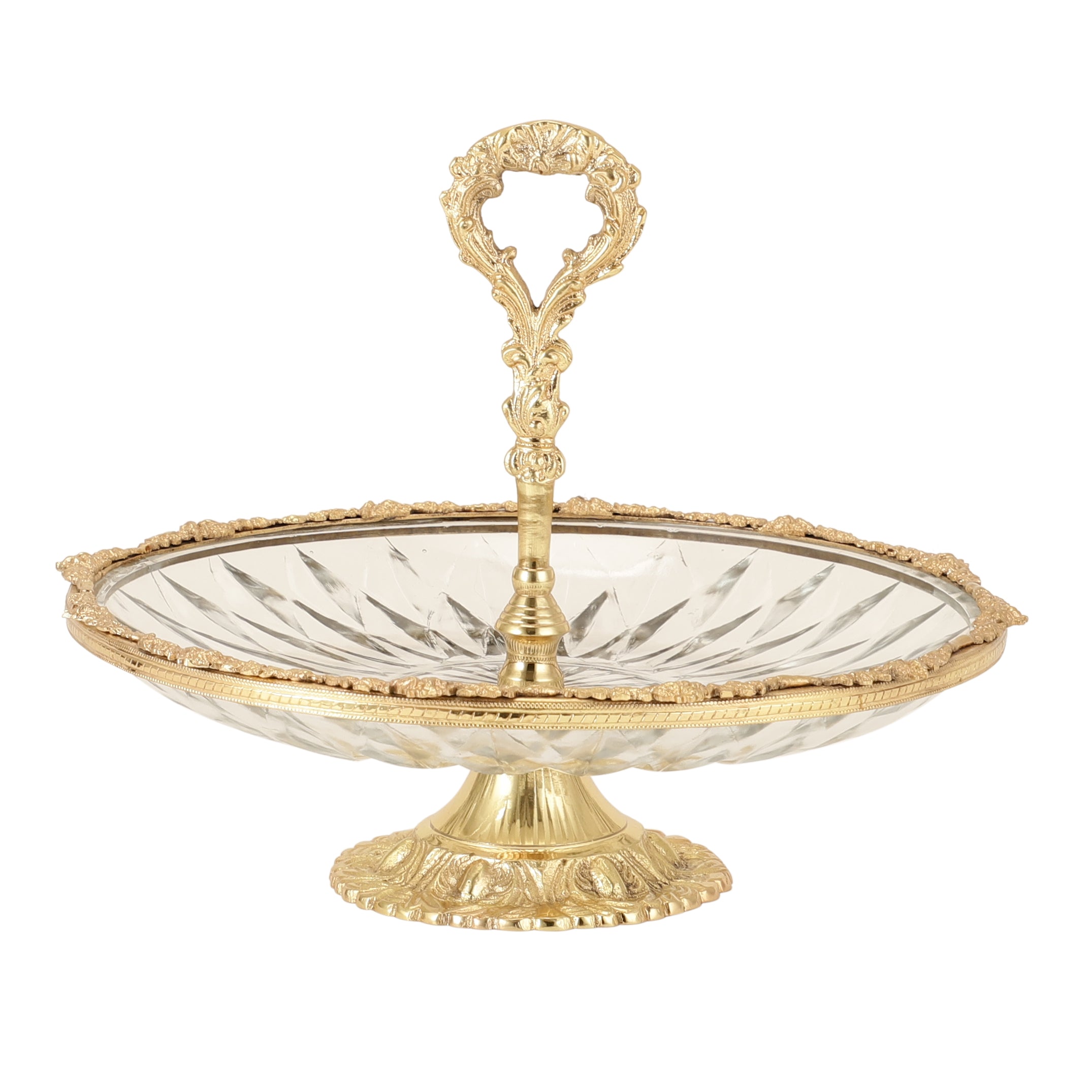 Spearhead Crystal Cake Stand