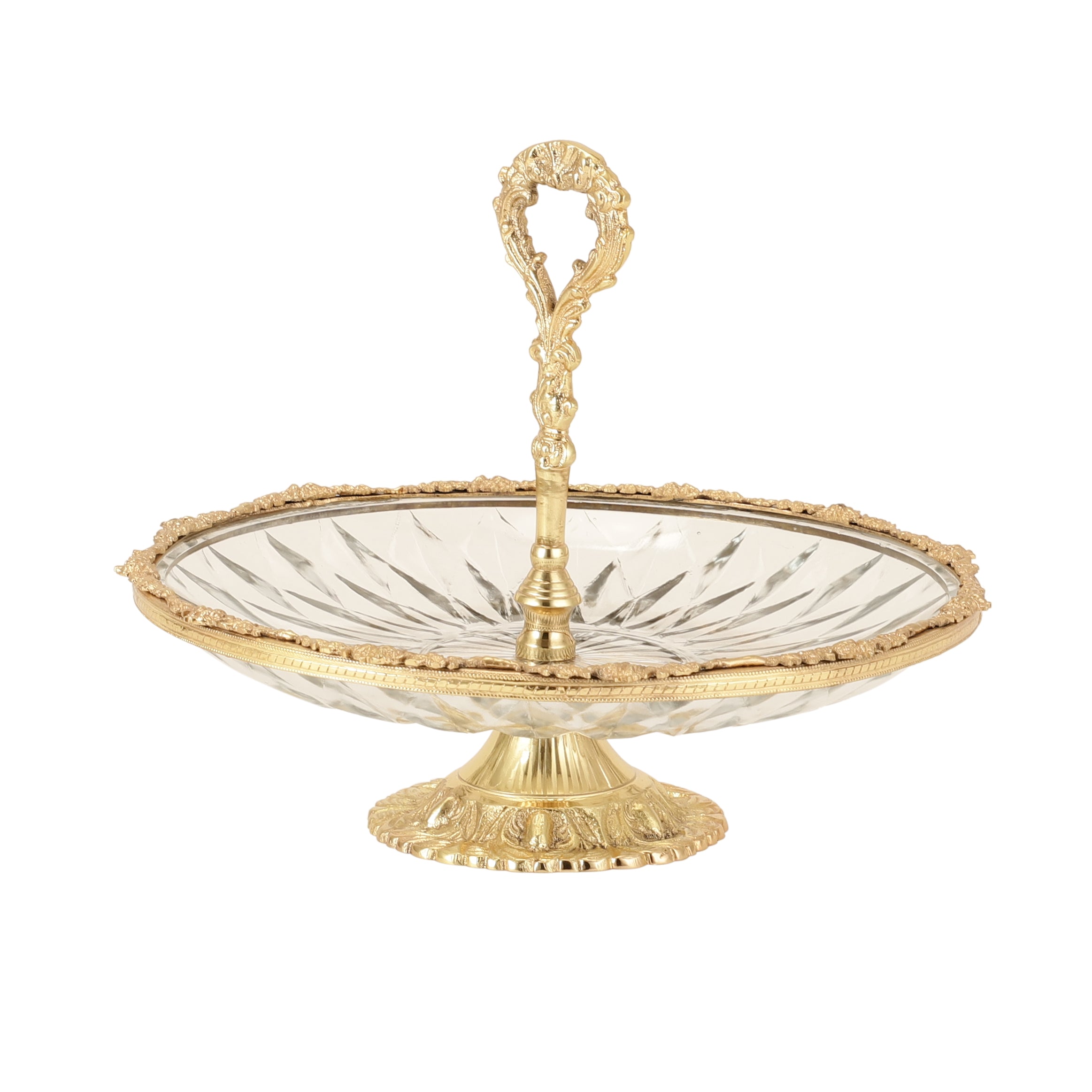 Spearhead Crystal Cake Stand