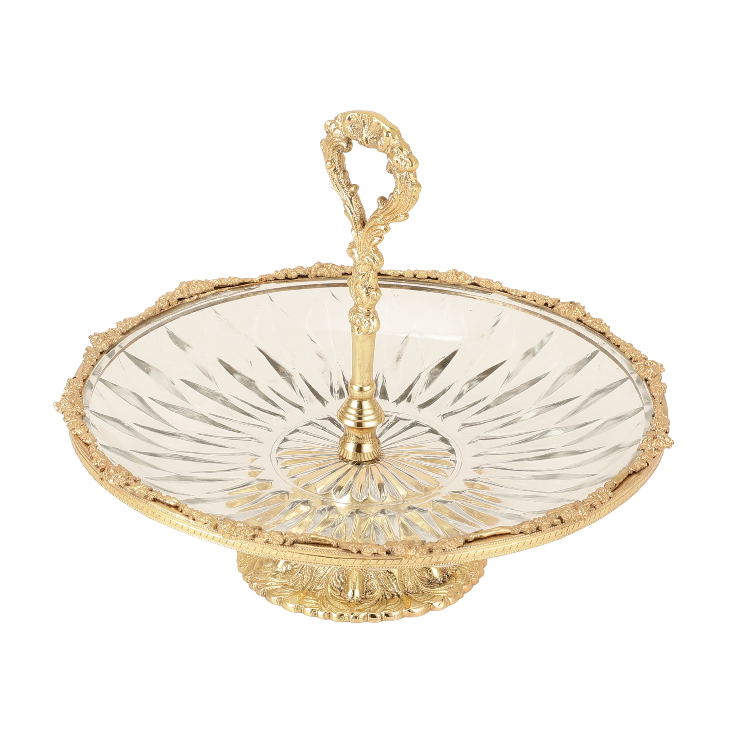 Spearhead Crystal Cake Stand